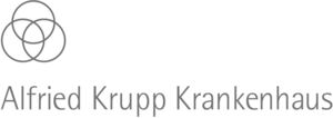 Logo - Alfried Krupp Krankenhaus - Drei graue Kreise übereinander gelappt